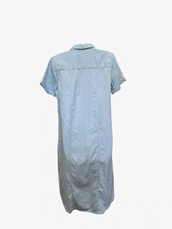 Mexx Light Wash Lyocell Denim Shirt Dress Full Button Front Size S - Picture 4 of 7